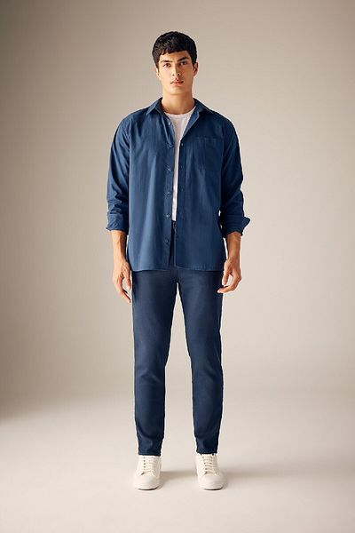 DeFacto Regular Fit Poplin Uzun Kollu Gömlek A8030ax23au