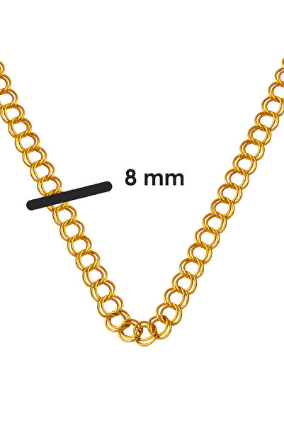 Bilezikci 22 Ayar Samanyolu Altın Zincir 50cm.