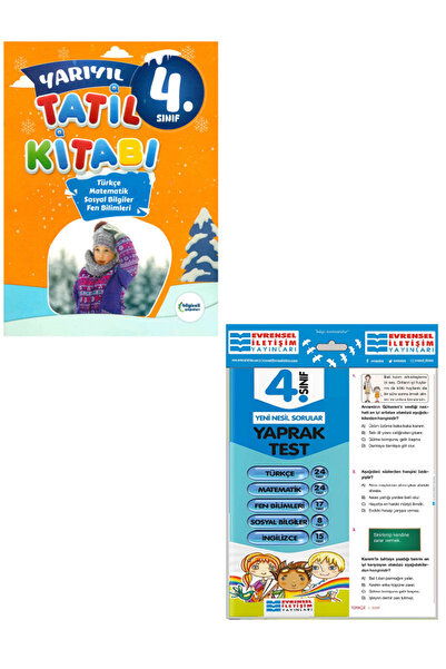 Bilgiseli Yayınları 4.Sınıf Bilgiseli Yayınları Yarıyıl TATİL KİTABI + 4.Sını...