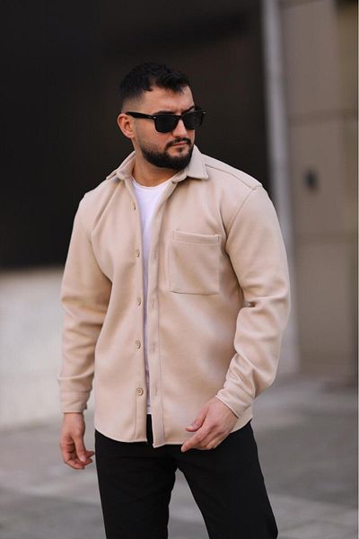 Klothy Men's Regular Fit Winter Stretch Shirt