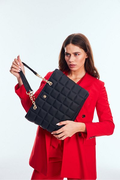 U.S. Polo Assn. Geantă de umăr pentru femei model neagră Us24615