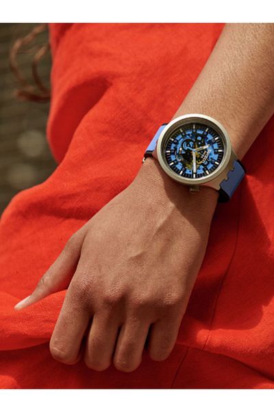 Swatch Blue Daze Men's Wristwatch Sb07S106
