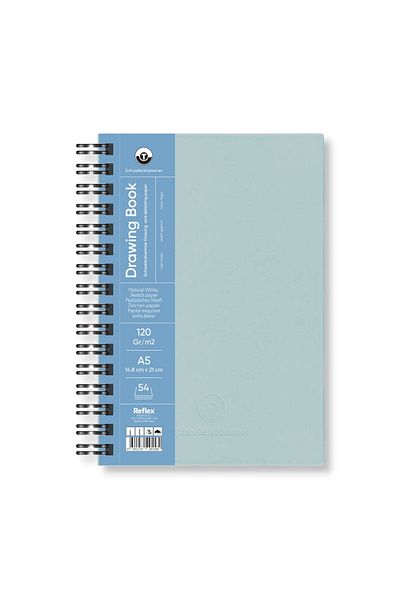 Schoellershammer Drawing Pad Hard Cover Sketch Drawing Pad 120 Gr. A5 54 Sheets