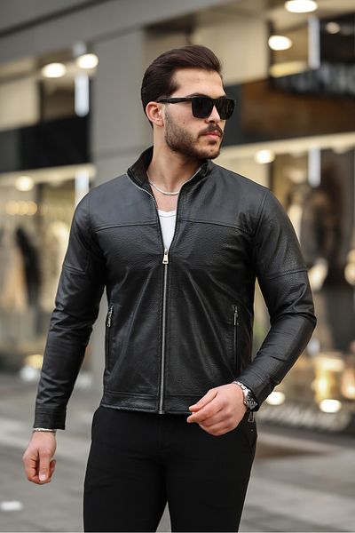 Boymen Ανδρικό δερμάτινο μπουφάν