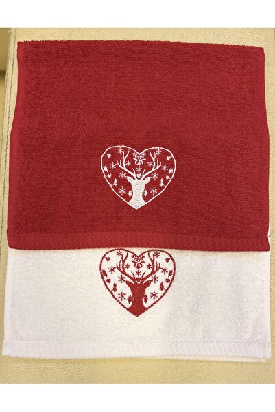 Ender Home Love Новий рік 2-х предметний подарунковий набір рушників – 30x50см