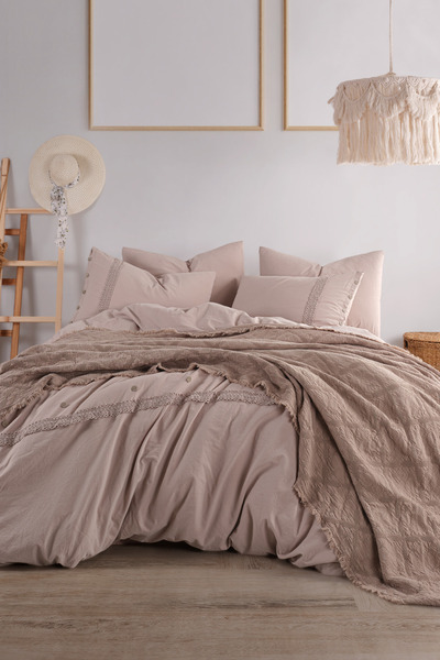 Unica Grace Pikeli Nevresim Seti Capicino - 7 Parça