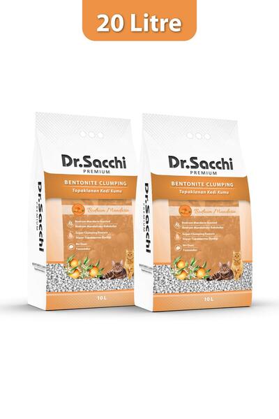 Dr. Sacchi Dr.sacchi Bodrum Mandalinası Kokulu Bentonit Kedi Kumu 10 Lt X2ad