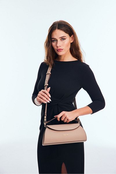 U.S. Polo Assn. Geantă de umăr pentru femei Mink - Us24628