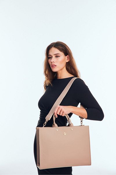 U.S. Polo Assn. Geantă de umăr pentru femei Us24622 Model Mink