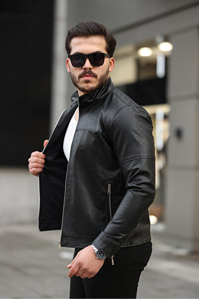 Boymen Men's Leather Jacket