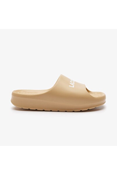 Lacoste Serve Slide 2.0 Kadın Bej Terlik