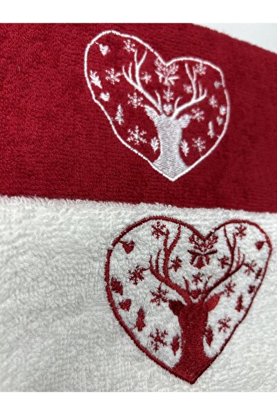 Ender Home Love Новий рік 2-х предметний подарунковий набір рушників – 30x50см