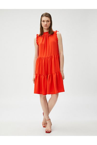 Koton Layered Short Dress Sleeveless