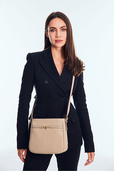 U.S. Polo Assn. Geantă Messenger pentru damă - Pietriș Us24704