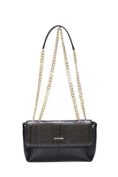 U.S. Polo Assn. Us24667 Model Black Women's Shoulder Bag