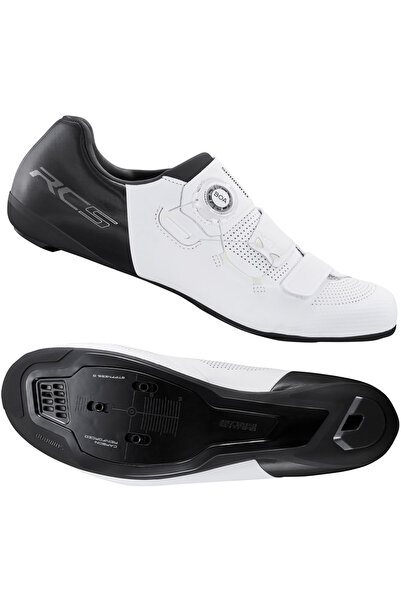 Shimano Sh-rc502 Spd/sl Yol Bisileti Ayakkabısı 46 Numara Beyaz Siyah