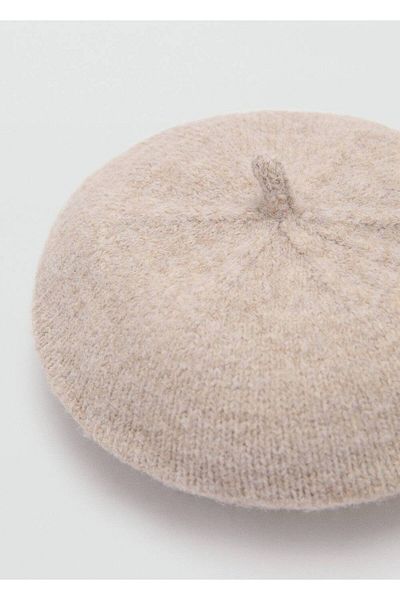 MANGO Woman Striped Beret