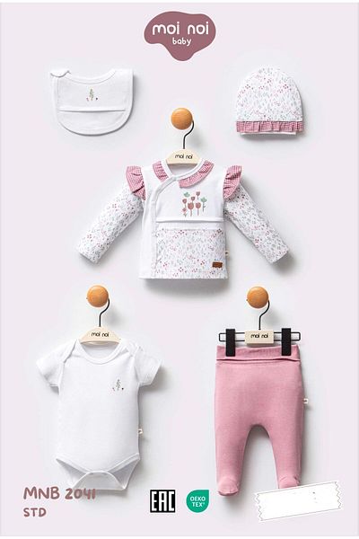 Moi Noi Floral 5-Piece Hospital Discharge Set