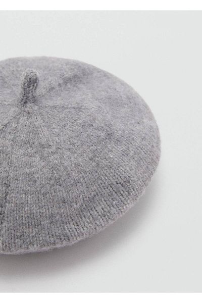 MANGO Woman Striped Beret