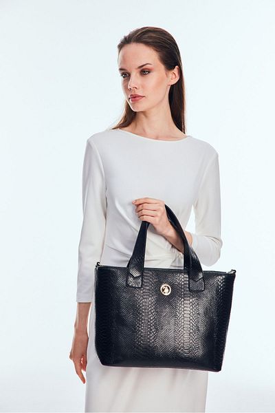 U.S. Polo Assn. Us24663 Model Čierna dámska taška cez rameno