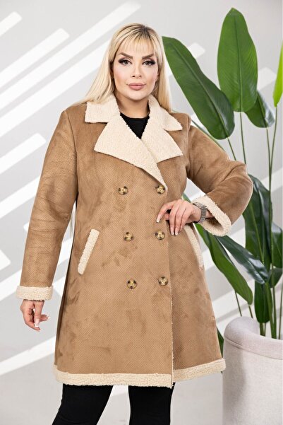 Big Zerafet SÜET KÜRKLÜ KABAN