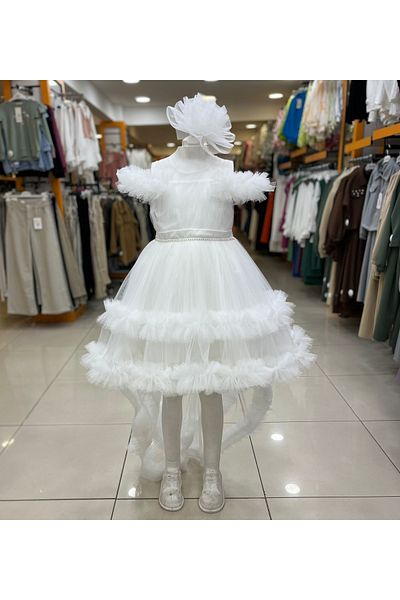 Yonca Çocuk Βραδινό φόρεμα ONBUCO Kids 6558 Girl's Tailed