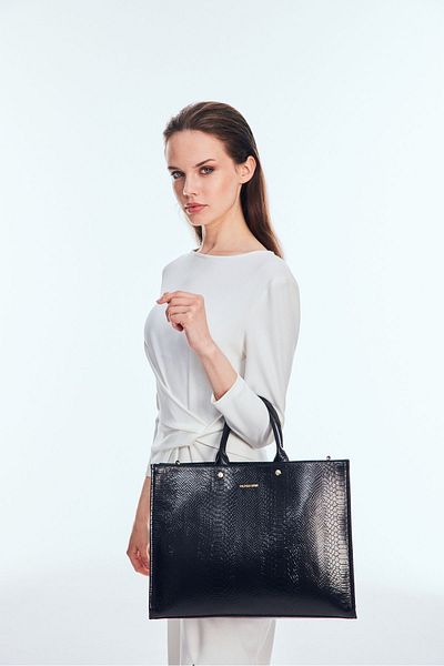 U.S. Polo Assn. Us24679 Geantă de umăr model neagră pentru femei