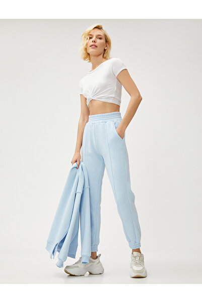 Koton Pocket Jogger Sweatpants με ριμπ ελαστική μέση