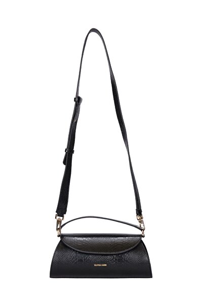 U.S. Polo Assn. Black Women's Shoulder Bag Us24669