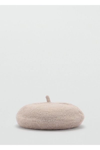 MANGO Woman Striped Beret