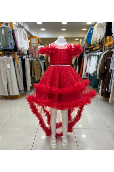 Yonca Çocuk Onbuco Kids 6558 Kız Çocuk Kuyruklu Abiye