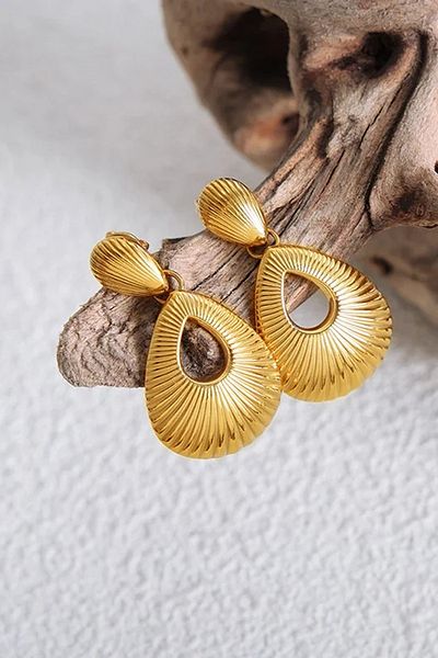 Glaren Gold Colored Dangle Women's Earrings