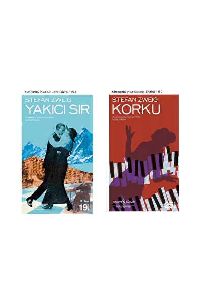 TÜRKİYE İŞ BANKASI KÜLTÜR YAYINLARI Yakıcı Sır - Korku - Stefan Zweig