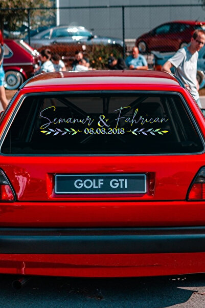 STİCKERCI BEY Nişan Düğün Söz Araba Arkası Yazısı Özelleştirilebilir Sticker ...