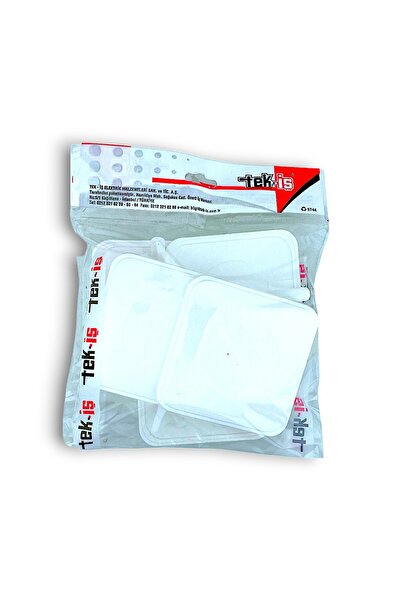 Tek-İş Kare Buat Kapağı, 5 Adet Beyaz