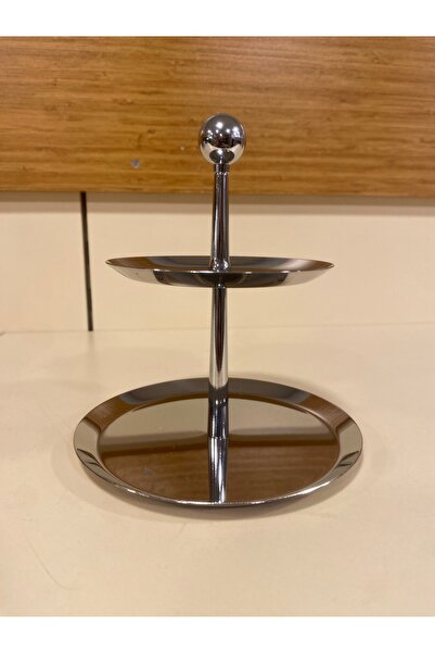 PLUS HOME LOKUMLUK ÇUKULATA VE DRAJELİK 2 KATLI ÇELİK GÜMÜŞ MİNİBOY