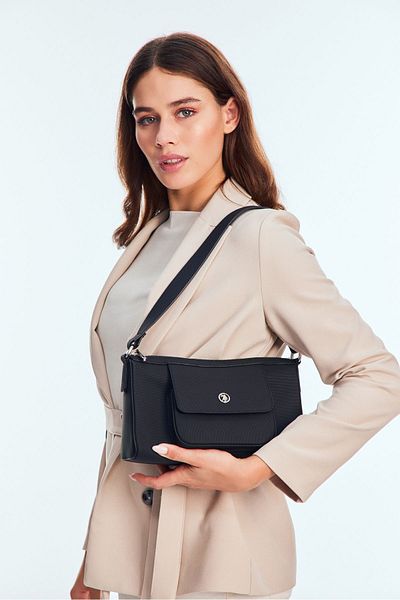 U.S. Polo Assn. Geantă de umăr pentru femei model neagră Us24709