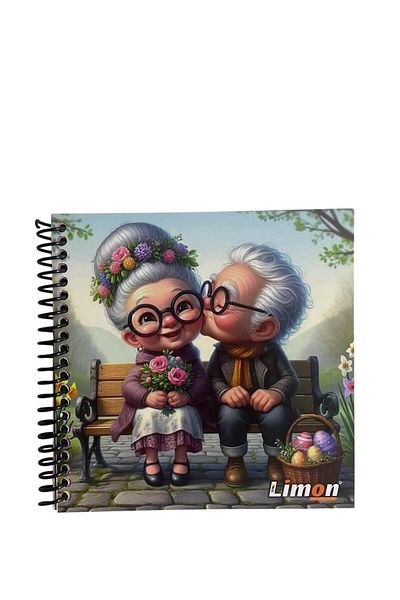 Limon Bloc de note Mini Agenda pătrată 14x14