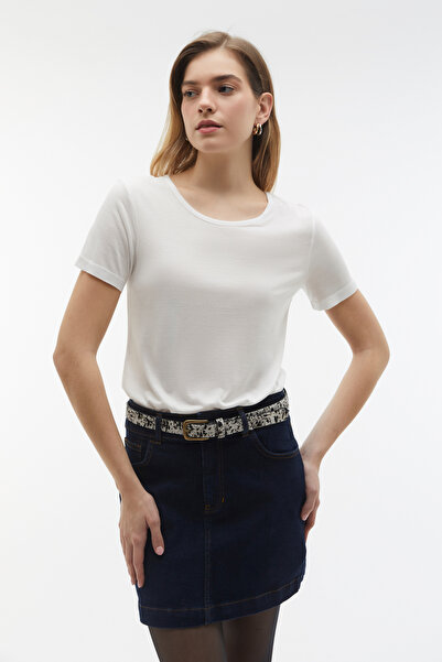 Mudo Viscose Cycling Neck T-Shirt