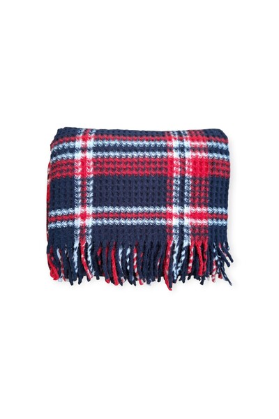 stay with love Tv Blanket Scotch Blanket 130*170 cm Navy Blue-Red Valentine's Day Gift