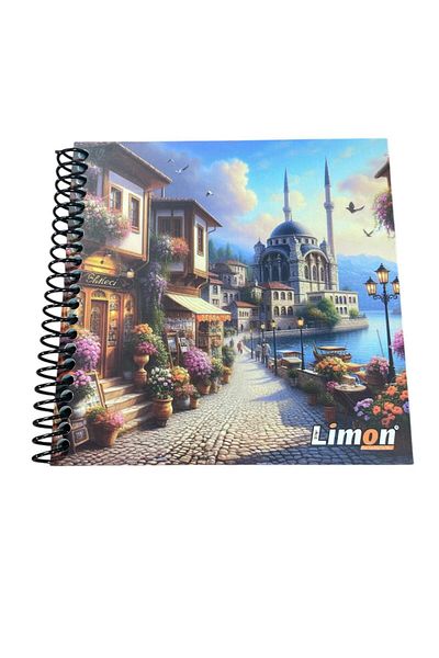 Limon Bloc de note Mini Agenda pătrată 14x14