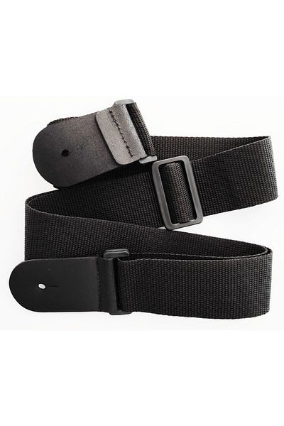 Raymond Joes Rj100bk Κρεμάστρα κιθάρας με δερμάτινη κεφαλή από πολυπροπυλένιο