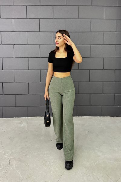 Sun Victoria Women's Crinkle Fabric Trousers