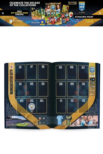 TOYFEST Panini Adrenalyn Fifa 365 - 2025 Sticker Starter Pack Footballer Stickers Magazine Album
