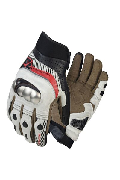 Scoyco Mc60 Deri Kevlar Kaplama Dokunmatik Motosiklet Eldiveni