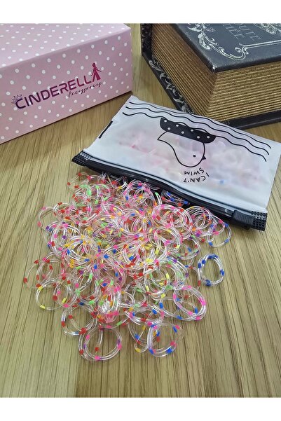 Cinderella 300 bucăți de culoare neon pentru copii pentru împletitură de păr ...