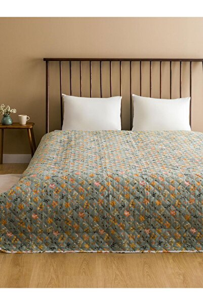 LC Waikiki LCW HOME Cuvertură de pat dublă cu model floral mixt 200x220 cm (W4)