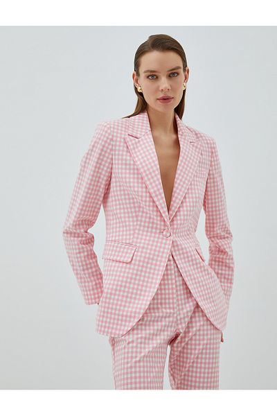 Koton Μπουφάν Blazer με μονό κουμπί και λεπτομέρεια τσέπης με πτερύγιο