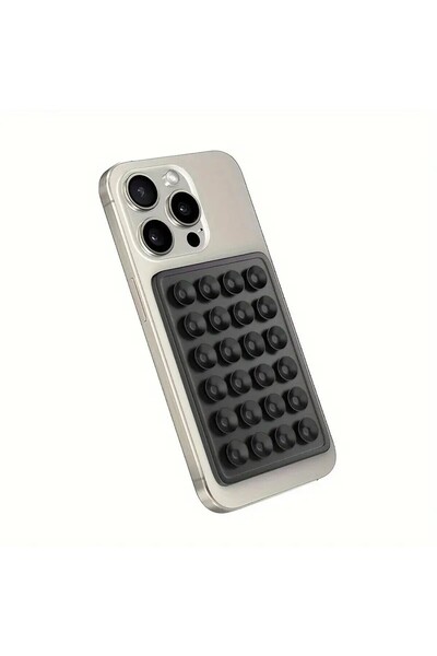 Techno Stock Silikon Vantuzlu Telefon Tutacağı  24 Vantuzlu 1 Paket Yapışkanlı Cep Telefonu Tutucu 676XSERI