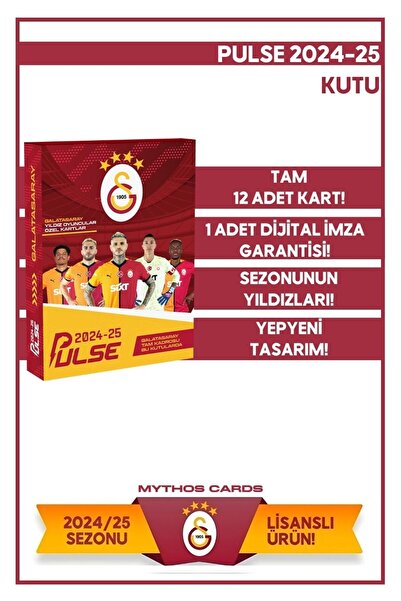 Galatasaray Pulse Futbolcu Kartları 2024/25 - Paket